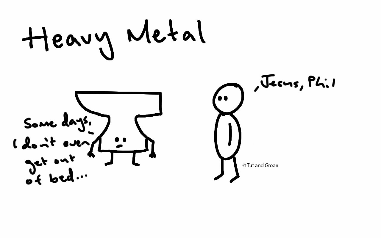 Tut and Groan Heavy Metal cartoon