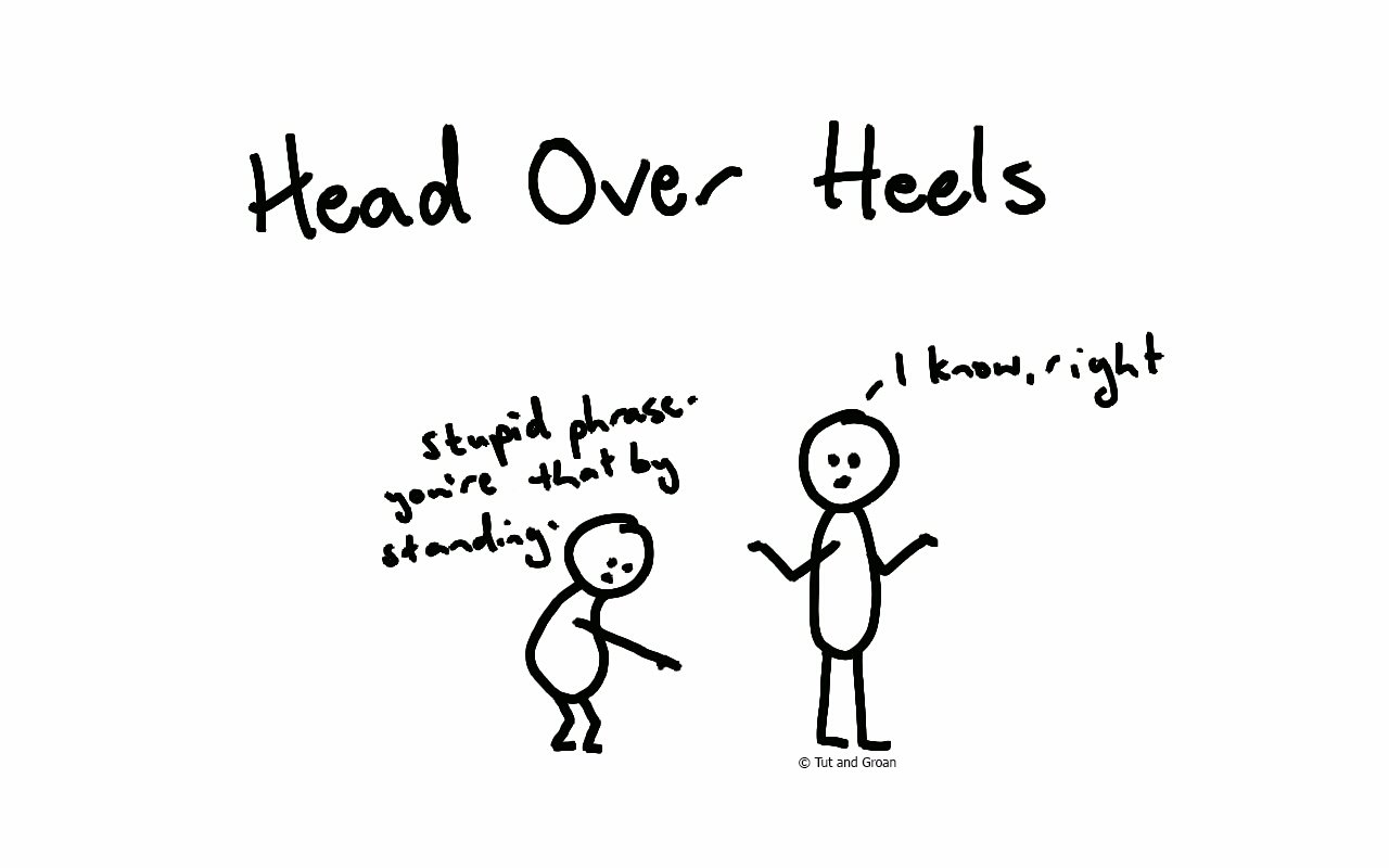 Tut and Groan Head Over Heels cartoon
