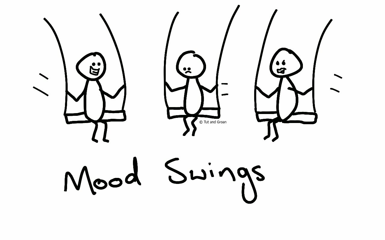 Tut and Groan Mood Swings cartoon