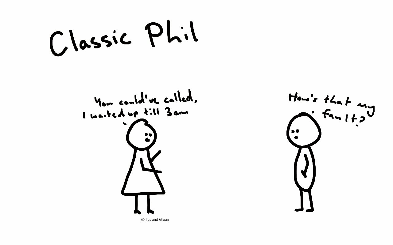 Tut and Groan Classic Phil (Part Two) cartoon