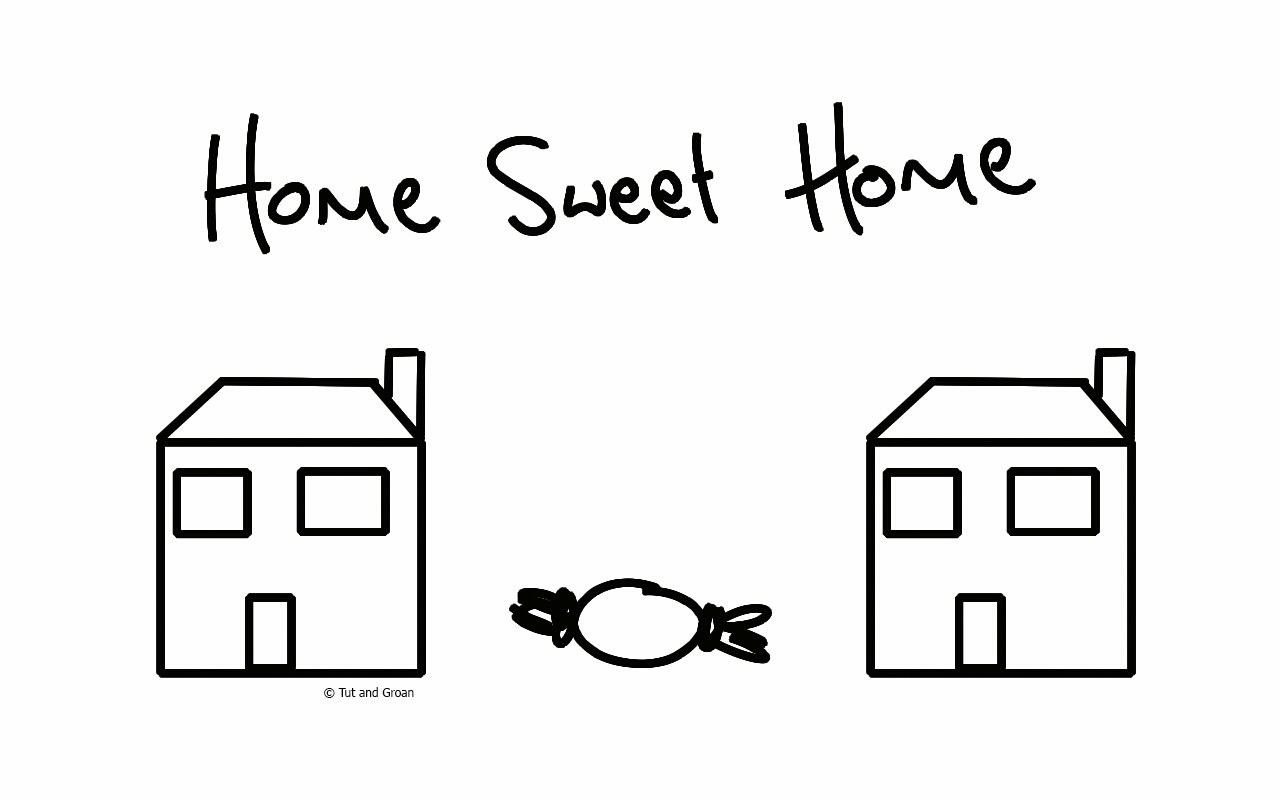 Tut and Groan Home Sweet Home cartoon