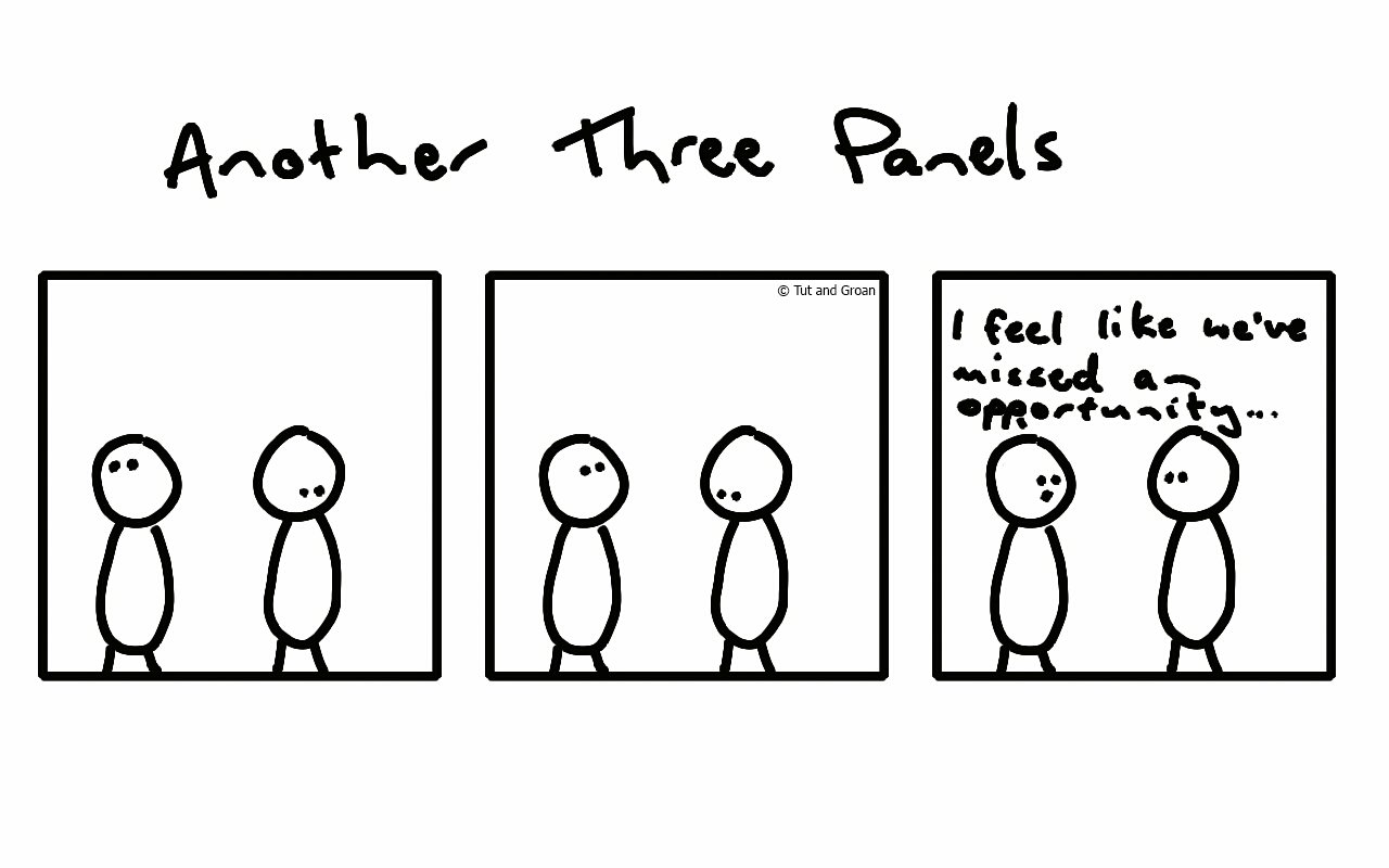 Tut and Groan Another Three Panels cartoons
