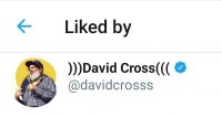 Liked by David Cross